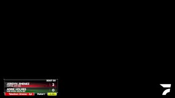 85 lbs Semifinal - Adrie Holmes, Pine River Youth WC vs Jordyn Jimenez, Capital City WC