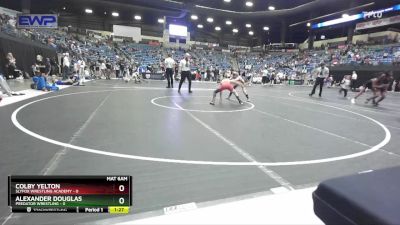 76 lbs Quarterfinal - Alexander Douglas, Predator Wrestling vs Colby Yelton, SlyFox Wrestling Academy