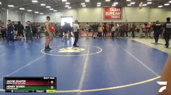 126 lbs Cons. Semi - Henry Borek, Woodbridge vs Jacob Shafer, Buena Vista Outlaws