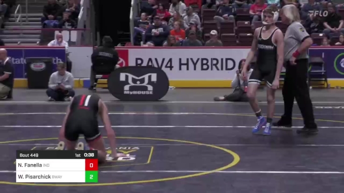 114 lbs 3rd Place - Nico Fanella, Indiana vs Weston Pisarchick, Brockway