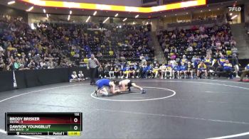 132 lbs Semis - Brody Brisker, Wilton vs Dawson Youngblut, Don Bosco