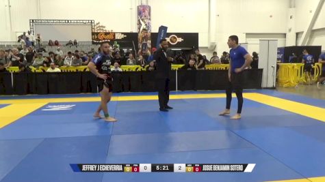 Jeffrey J Echeverria vs Josue Benjamin Sotero 2024 World IBJJF Jiu-Jitsu No-Gi Championship