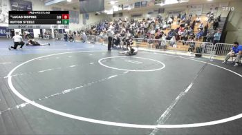157 lbs Champ. Round 2 - Hutton Steele, Santa Margarita vs Lucas Bisping, Canyon