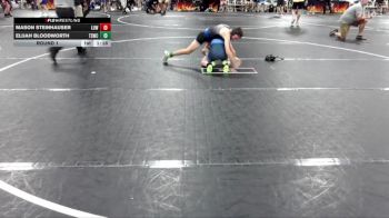 85 lbs Round 1 - Mason Steinhauser, Level Up Wrestling vs Elijah Bloodworth, The Storm Wrestling Center