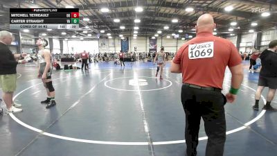 145 lbs Consi Of 64 #2 - Mitchell Tetreault, OH vs Carter Straight, VA