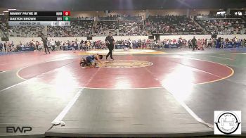 96 lbs Round Of 32 - Manny Payne Jr, Hurricane Wrestling Academy vs Daeton Brown, Shelton Wrestling Academy