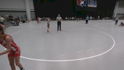 59.4-64 lbs Cons. Sub-semis - Briar Parrett, Midwest Xtreme Wrestling vs Grace Sinks, TJ Trained Wrestling