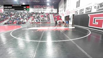 285 lbs Quarterfinal - Adrian Juarez, Valley vs Jose Ortiz, Shoshone