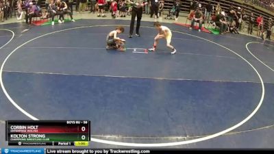 56 lbs Cons. Round 2 - Kolton Strong, Champions Wrestling Club vs Corbin Holt, Enterprise Wolves