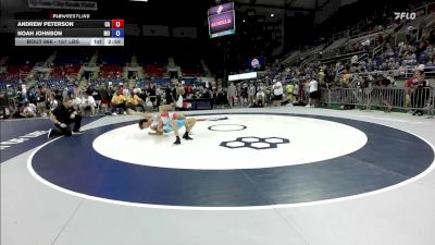 157 lbs Champ. Rd Of 128 - Andrew Peterson, CA vs Noah Johnson, MO