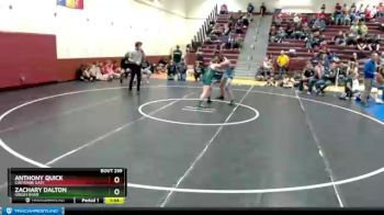 138 lbs Cons. Round 2 - Zachary Dalton, Green River vs Anthony Quick, Cheyenne East