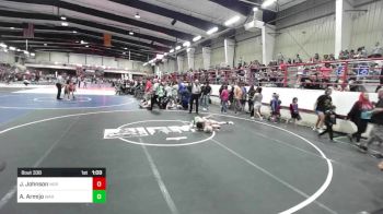 95 lbs Semifinal - Jd Johnson, Norwood Mavericks vs Adam Armijo, War Dogs