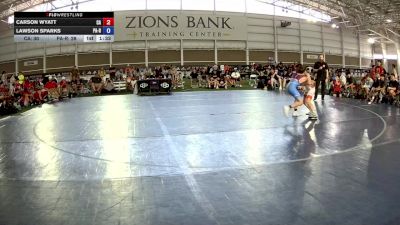 94 lbs Carson Wyatt, California vs Lawson Sparks, Pennsylvania Red
