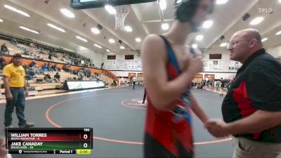 190 lbs Round 3 (6 Team) - William Torres, Rocky Mountain vs Jake Canaday, DouglasSD