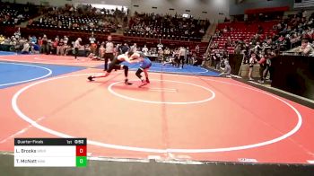 140 lbs Quarterfinal - Landen Brooks, Sperry Wrestling Club vs Trayden McNatt, HURRICANE WRESTLING ACADEMY