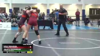 136 lbs Cons. Round 4 - Mikayla Dockweiler, Gannon University vs Holly Beaudoin, Colorado Mesa University