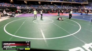 5A 107 lbs Cons. Round 2 - Jazmin Briones, El Paso Hanks vs Jeannie Hawkins, Richmond Foster