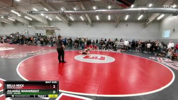 135 lbs Champ. Round 2 - Bella Heick, Douglas County vs Julianna Wainwright, Lewis - Palmer
