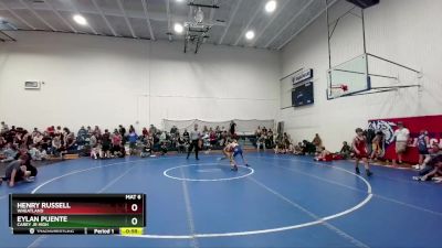 73-74 lbs Round 3 - Henry Russell, Wheatland vs Eylan Puente, Carey Jr High