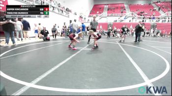 67 lbs Consolation - Aspen Kincannon, Team Nomad vs Tinslynn Burdick, Perry Wrestling Academy