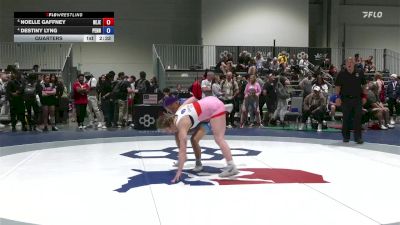 Senior Women Freestyle FS - 68 lbs Quarters - Noelle Gaffney, New Jersey vs Destiny Lyng, Pennsylvania