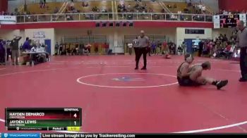 120 lbs Semifinal - Hayden DeMarco, Chesterton vs Jayden Lewis, New Prairie