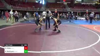 116 lbs Semifinal - Wyatt Boley, Cheyenne Mountain WC vs Rudy Rodriguez, GI Grapplers