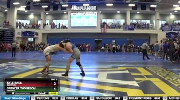 175 lbs Champ. Round 3 - Kyle Basil, BLUFFTON vs Spencer Thompson, DEFIANCE