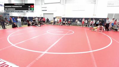 C-160 lbs Consi Of 16 #2 - Andrew Pennington, OH vs Kai Johnson, WV