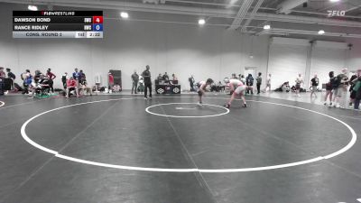 79 lbs Cons. Round 2 - Dawson Bond, SWIFT Wrestling Club vs Rance Ridley, Harrah Wrestling Club