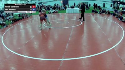115 lbs Noemi Cordero, California vs Erica Irvine, Iowa