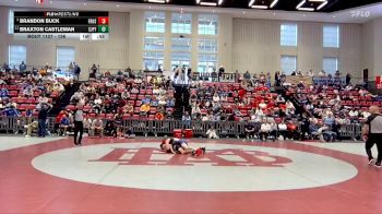 126 lbs Cons. Round 2 - Braxton Castleman, Pope Saint John Paul II Preparatory School vs Brandon Buck, Father Ryan High School