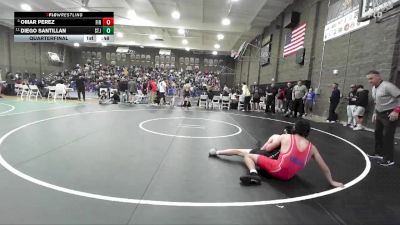 144 lbs Quarterfinal - Omar Perez, Firebaugh vs Diego Santillan, St. Joseph