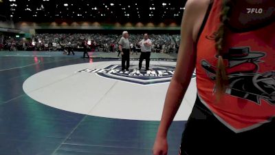 100 lbs Consi Of 16 #2 - Bronwynn Garrett, Fernley vs Leah Pintor, Alamosa