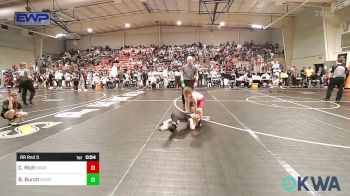 60 lbs Rr Rnd 3 - Cali Rich, Skiatook Youth Wrestling vs Bryar Burch, Dark Cloud Wrestling Club