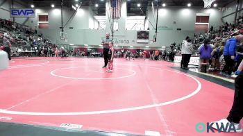 43 lbs Rr Rnd 1 - Bradley Francis, Skiatook Youth Wrestling vs Ember Shelton, Team Tulsa Wrestling Club