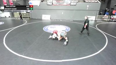 138 lbs Cons. Quarters - Niko Bitton, World Team Training Center vs Beckett Clear, Temecula Valley High School Wrestling