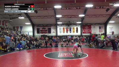 51-55 lbs Round 2 - Alezzia Campbell, DC Elite vs Parker Landers, WBNDD