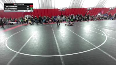 12U Boys - 67 lbs Quarters - Nickson Petri, Ringers Wrestling Club vs Kaleb Frailing, Team Nazar Training Center