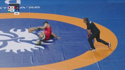 97 kg 1/4 Final - Arash Yoshida, Japan vs Vicky Vicky, India