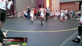78 lbs Round 3 (4 Team) - Zoey Fisher, Alpha Elite vs Ezekiel Smalley, The Missouri Maulers