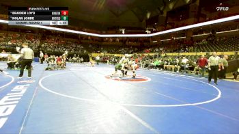 113 Class 3 lbs Champ. Round 1 - Braiden Loyd, Winnetonka vs Nolan Londe, Whitfield