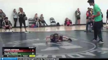 43 lbs Round 3 - Jaxson Hoffman, Cimarron Bad Boy Wrestling Clu vs Talon Tulloch, Junior Gaels Wrestling Club