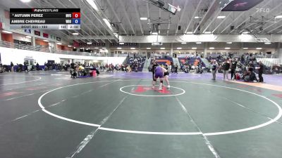 180 lbs Cons. Round 4 - Ambre Chevreau, Wayland Baptist University vs Autumn Perez, Missouri Valley College