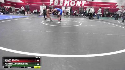 132 lbs Champ. Round 1 - Shaan Bhatia, Los Altos vs Marthell Buenrostro, Los Banos