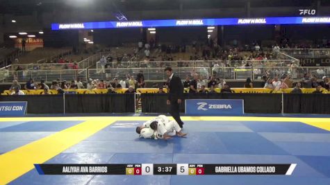 Gabriella Ubamos Collado vs Aaliyah Ava Barrios 2025 Pan Kids Jiu-Jitsu IBJJF Championship