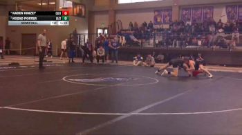 138 lbs Semifinal - Kaden Kimzey, Central vs Kozad Porter, Cheyenne East