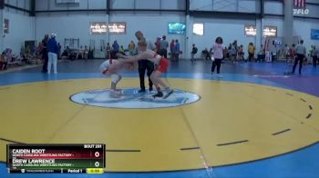 113 lbs Cons. Semi - Caiden Root, North Carolina Wrestling Factory vs Drew Lawrence, North Carolina Wrestling Factory
