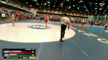 110 lbs Champ. Round 2 - Libby Roberts, University vs Isabella Nungaray, Ceres