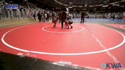 60 lbs 3rd Place - Grayson Schultz, Oklahoma Phantom Wrestling Club (OPWC) vs Legend Bigheart, Sperry Wrestling Club